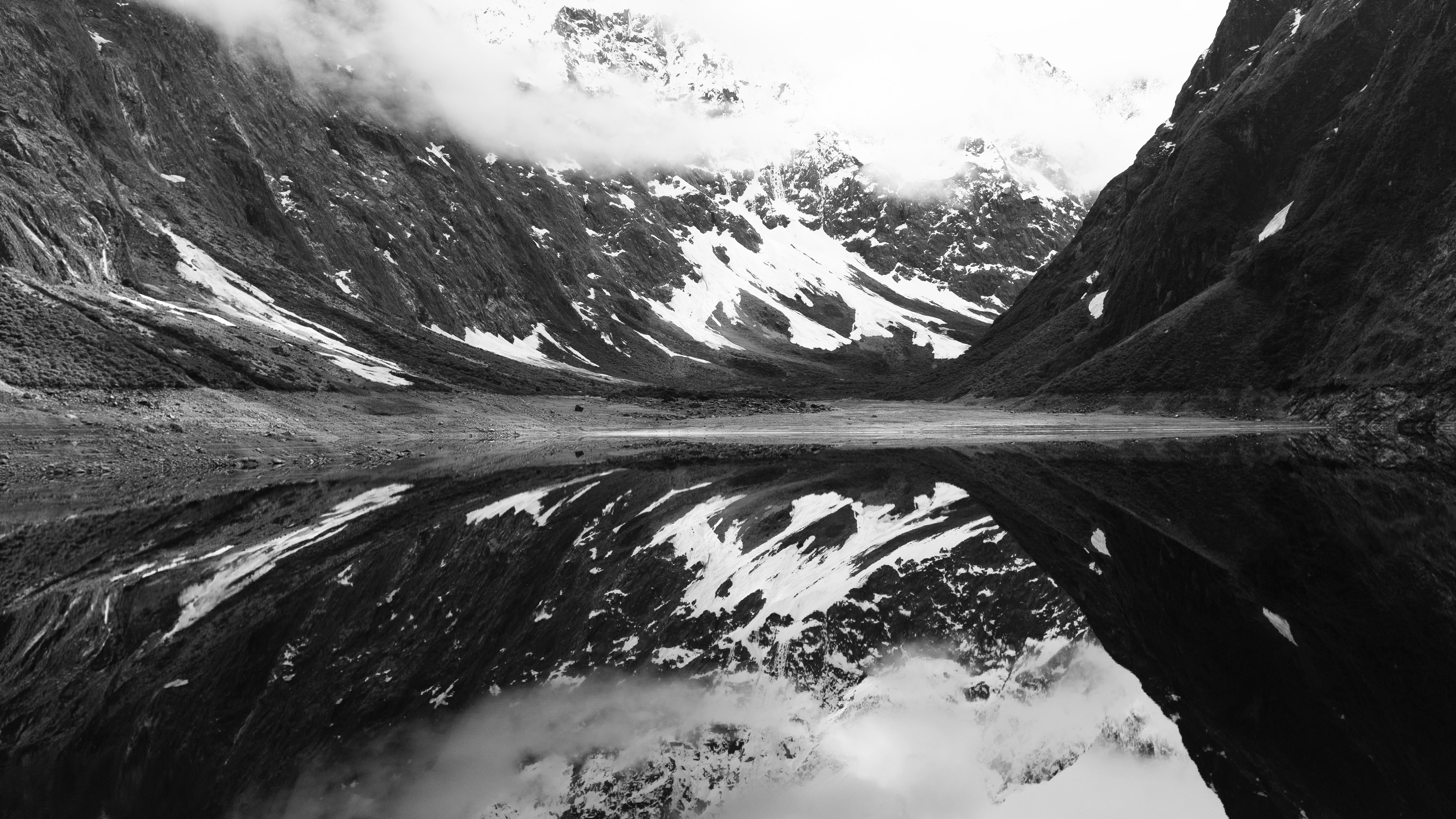 Lake Marian in New Zealand